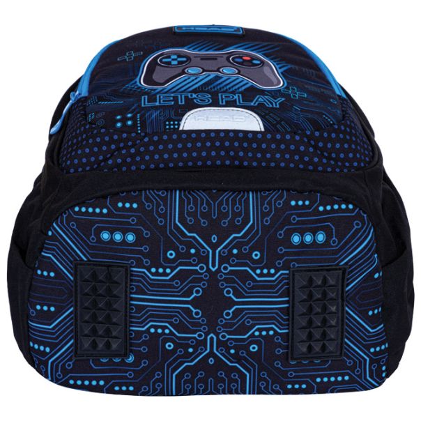 HEAD Ranac đački anatomski 3zipa AB330 New Game Level 24./25.502024040 crno-plavi - EP2981241