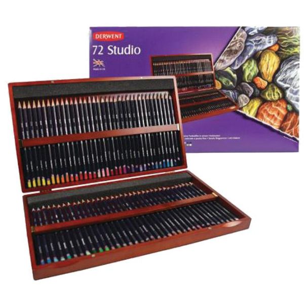 DERWENT Drvene boje set 72boje u drvenoj kutiji Studio 32199 - 000020795