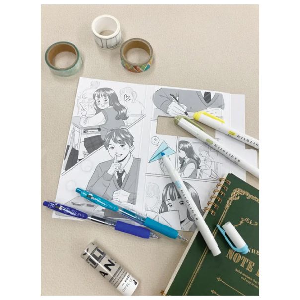 ZEBRA Set Manga The Secret Message (roler Sarasa Clip pk2+flomaster obostraniMildliner pk3) 56534 - EP2870504