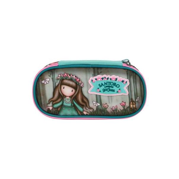 SANTORO Pernica ovalna 1zip 1preklop Woodland Wildflower Gorjuss 384GJ36 - EP2870537