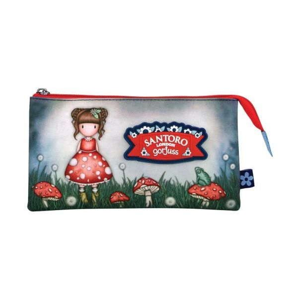 SANTORO GORJUSS Pravougaona pernica 1 zip 3 pregrade Little Mushroom 1280GJ07 - 20932-1-1-1