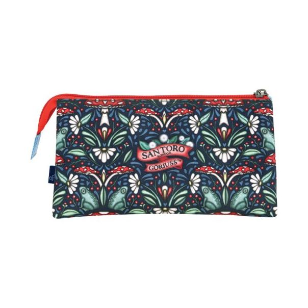 SANTORO GORJUSS Pravougaona pernica 1 zip 3 pregrade Little Mushroom 1280GJ07 - 20932-1-1-1