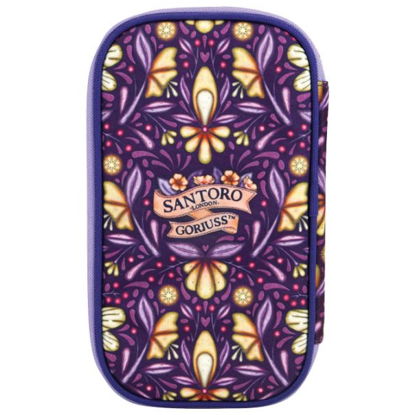 SANTORO GORJUSS Ovalna puna pernica 1 zip Firefly Dawn 1046GJ22 - 20943-1-1