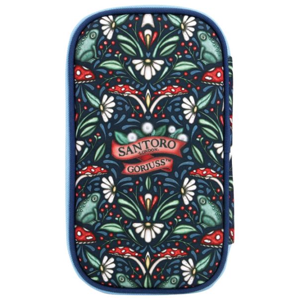 SANTORO GORJUSS Ovalna puna pernica 1 zip Little Mushroom 1046GJ23 - 20944-1