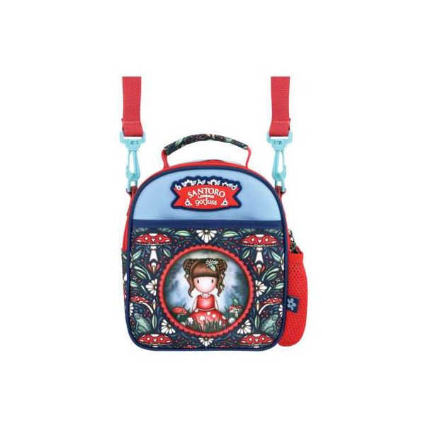 SANTORO Torbica na rame za užinu 1zip Little Mushroom Gorjuss 1276GJ07 - EP2870591