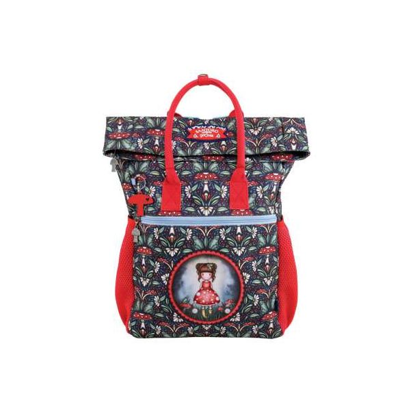 SANTORO Ranac đački Roll top 1zip 1džep Little Mushroom Gorjuss 1329GJ03 - EP2870615