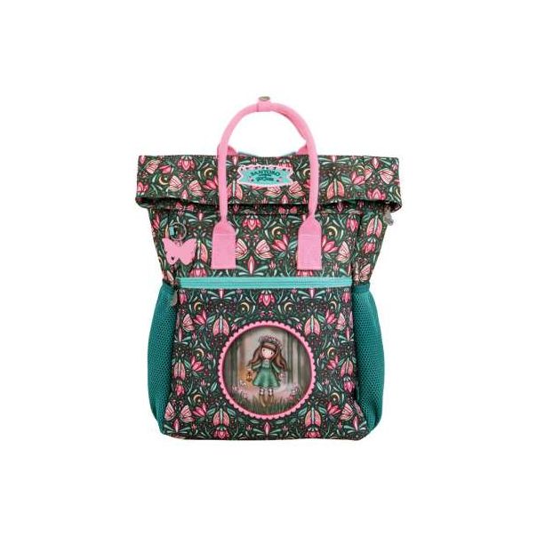 SANTORO Ranac đački Roll top 1zip 1džep Woodland Wildflower Gorjuss 1329GJ04 - EP2870618