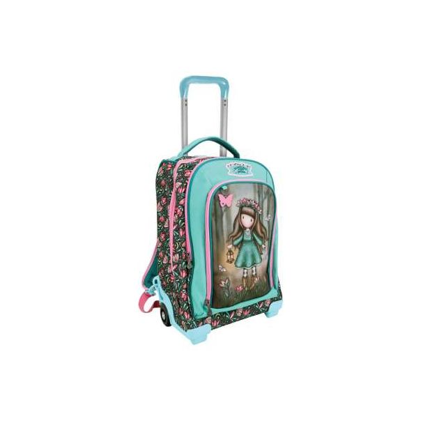 SANTORO Ranac đački anatomski sa točkićima 3zipa Woodland Wildflower Gorjuss 1219GJ12 - EP2870636