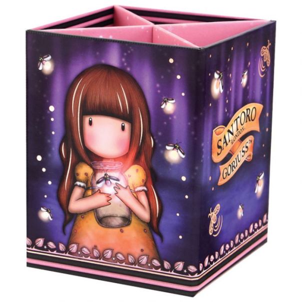 SANTORO Čaša za olovke kartonska kvadratna In The Forest Gorjuss 1227GJ01 - EP2870642