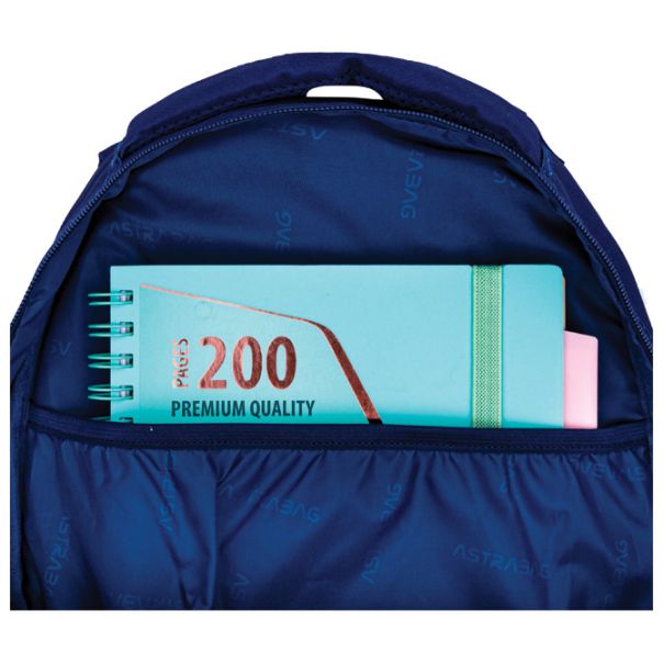 ASTRA Ranac đački anatomski 3zipa AB330 Football Light 25.502025019 zeleni - EP2981265