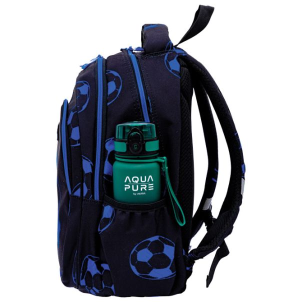 HEAD Ranac đački anatomski 3zipa AB330 Neo Blue Football 25.502025035 crno-plavi - EP2981274