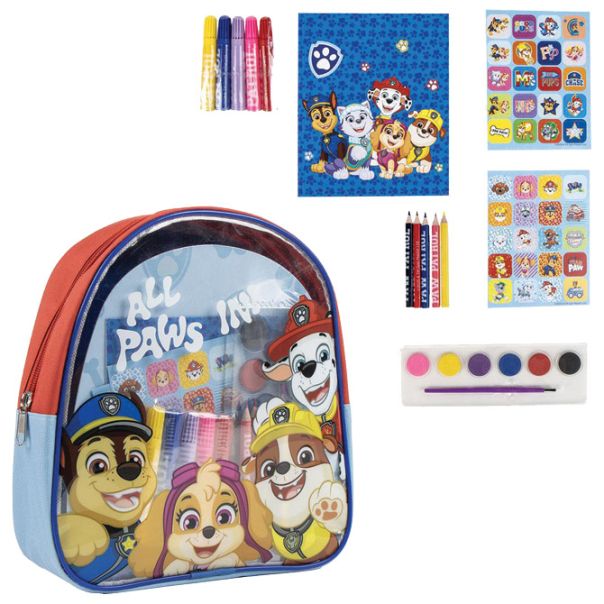CERDA Ranac dečji sa setom za bojenje pk5 Paw Patrol 2700001591 crveno-plavi - EP2981337