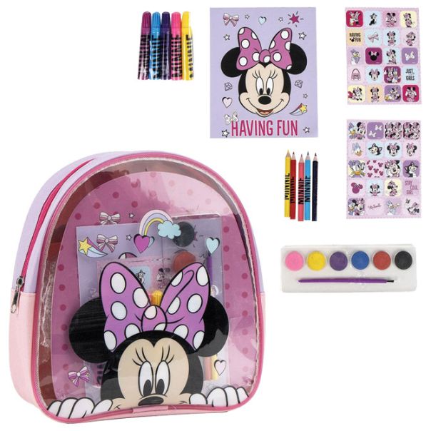 CERDA Ranac dečji sa setom za bojenje pk5 Minnie 2700001592 roze - EP2981343