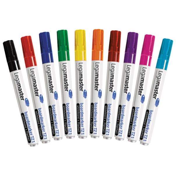 LEGAMASTER Marker za belu tablu/flipchart okrugli vrh 1,5-3mm 10boja TZ1 7-110099 - EP2873476