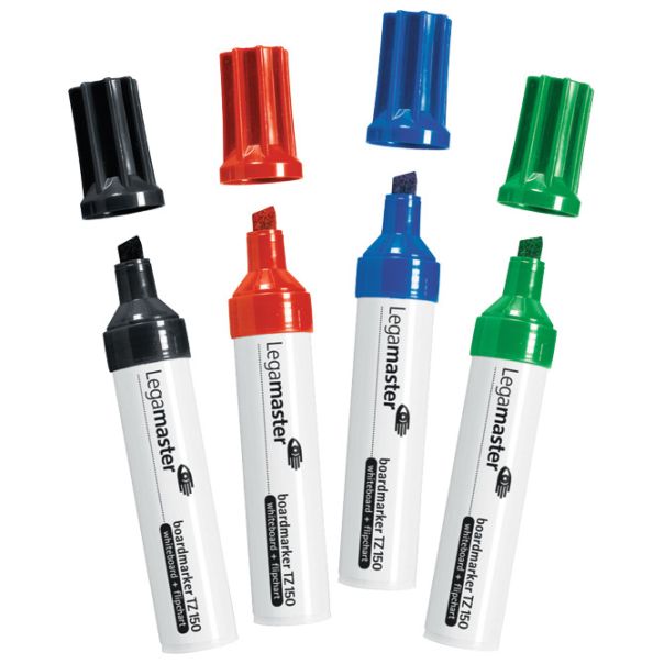 LEGAMASTER Marker za belu tablu/flipchart kosi vrh 2-7mm 4boje TZ150 7-115094 - EP2873479