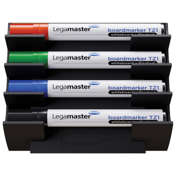 LEGAMASTER Stalak za markere za belu tablu magnetni 4mesta 7-122001 crni - EP2873524