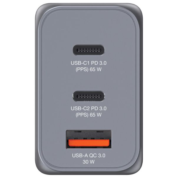 VERBATIM Punjač USB 3u1  65W GaN 32201 crni blister - EP3012849