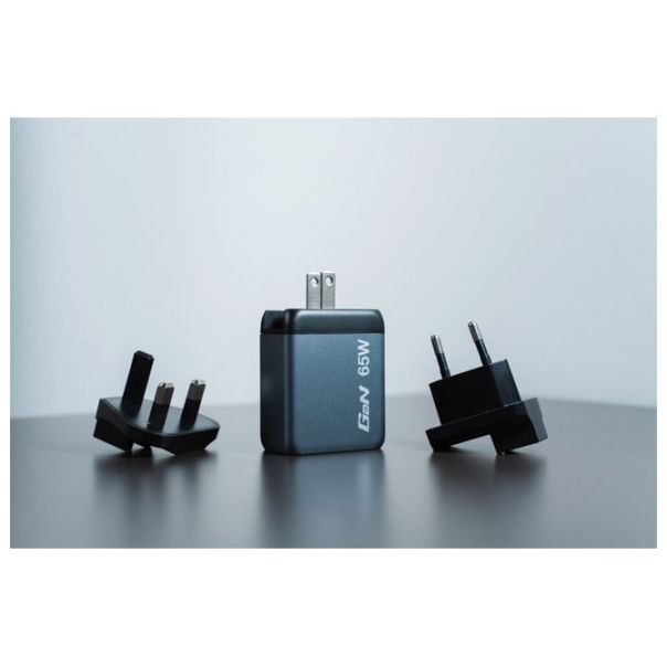 VERBATIM Punjač USB 3u1  65W GaN 32201 crni blister - EP3012849