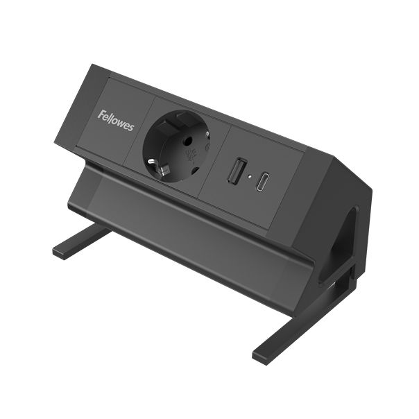 FELLOWES Kabl produžni ugradni za sto Power Desk 1utičnica+usb 1A i 1C/2m Ampra 100137172 crni - EP2920985