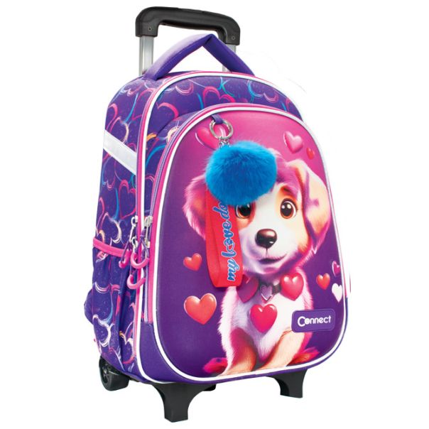 CONNECT Ranac đački s točkićima XT Love Dog  60575 - EP3131530
