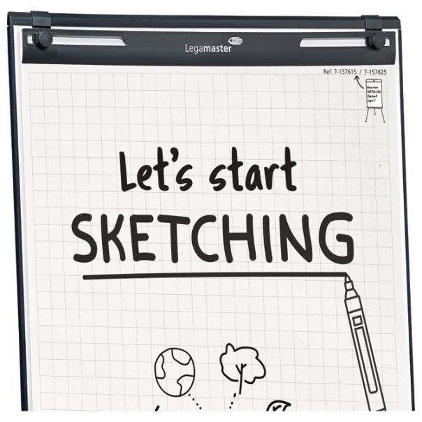 LEGAMASTER Tabla Flipchart 68x105cm jednostrana + stalak sa točkićima Sketch Easy 7-153210 - EP2873554