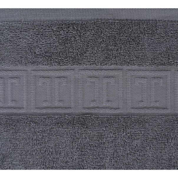 Set 2 peškira 50x100 cm sivi - 000087