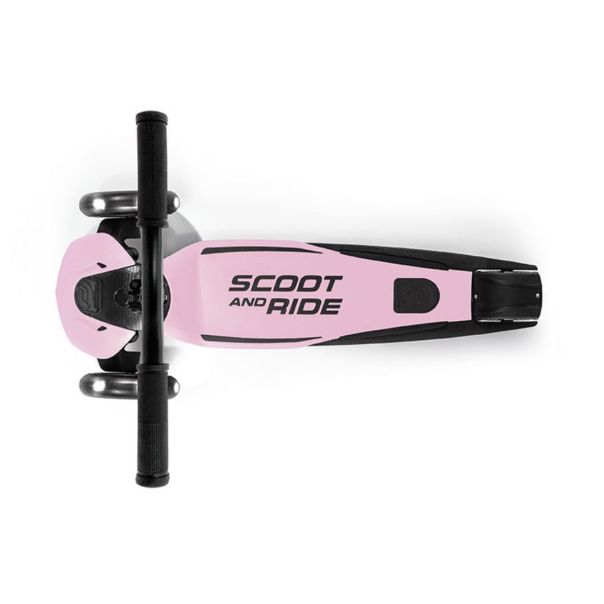 SCOOT AND RIDE Trotinet za decu i odrasle Highwaykick LED 5, roze - 00011