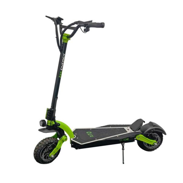 MS ENERGY Trotinet električni e-Trotinet x10 crno zeleni - 0001221063