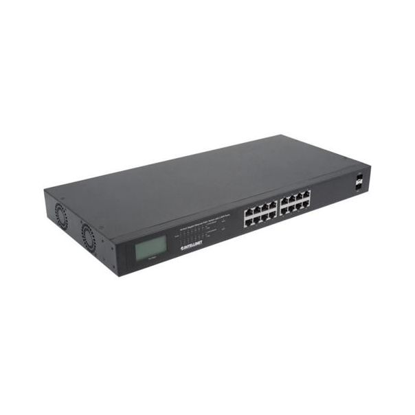 INTELLINET Switch 16-Port Neupravljiv Gigabit Ethernet PoE - 0001252664