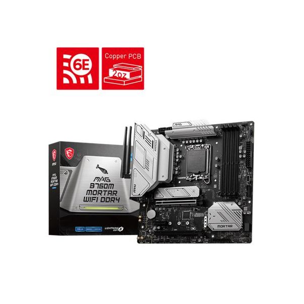 MSI Matična ploča 1700 MAG B760M MORTAR WIFI - 0001294961