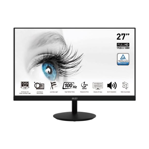 MSI Monitor 27 PRO MP271A Flat FHD IPS 100Hz HDMI/DP/VGA - 0001326108