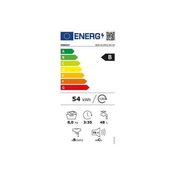 INDESIT Mašina za pranje veša BWE 81295X WV EE - 0001339015