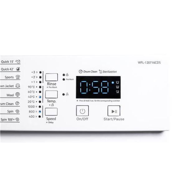 VIVAX Mašina za pranje veša - slim WFL-120716CDS - 0001371144 - 0001371144