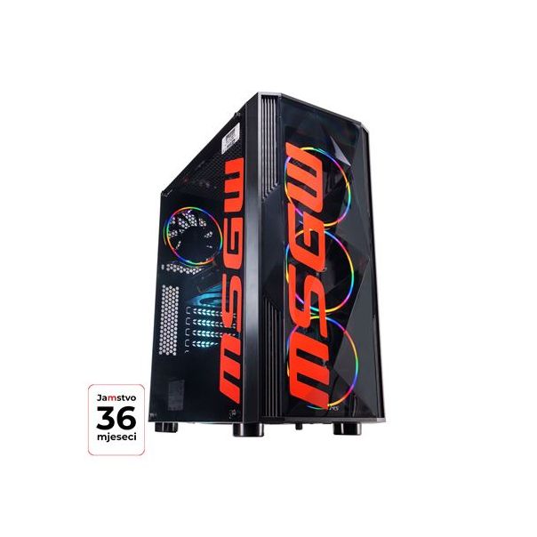 MSGW Desktop računar MSG GAMER Ryzen 5 5500 2x8GB SSD M.2 1T RTX 3050 8GB - 0001376581