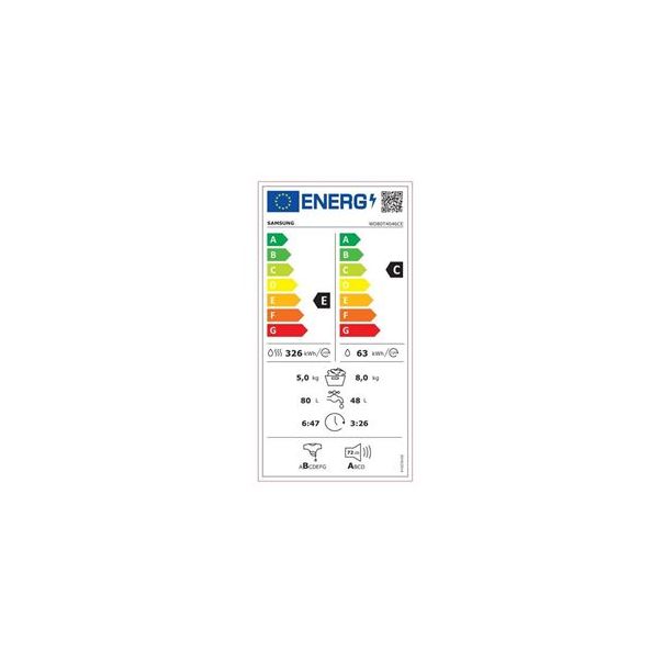 SAMSUNG Mašina za pranje i sušenje veša WD80T4046CE/LE - 0001376677