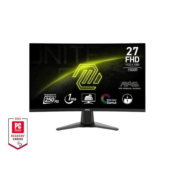 MSI Monitor 27 MAG 27C6X VA FHD 240Hz DP/2xHDMI Zakrivljen - 0001395982