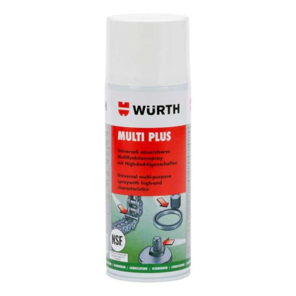WURTH MULTI PLUS, sprej za podmazivanje NSF, 400 ml - 0893056