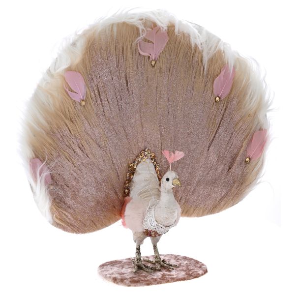 ENA Novogodišnja figura paun 40x13x42cm - 24973-1