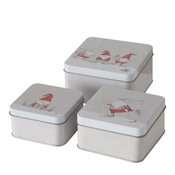 ENA Novogodišnji set metalnih kutija 3/1 - 24559-1