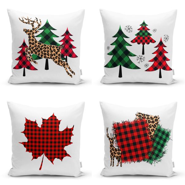 ENA Set novogodišnjih dekorativnih jastučnica 43x43cm 4/1 - 25231-6