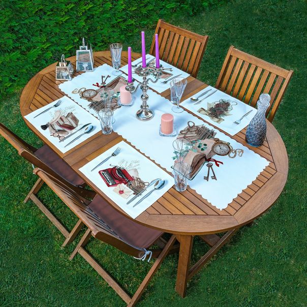 ENA Set novogodišnjih podmetača za sto 31x41cm, 4/1 - 25237-1