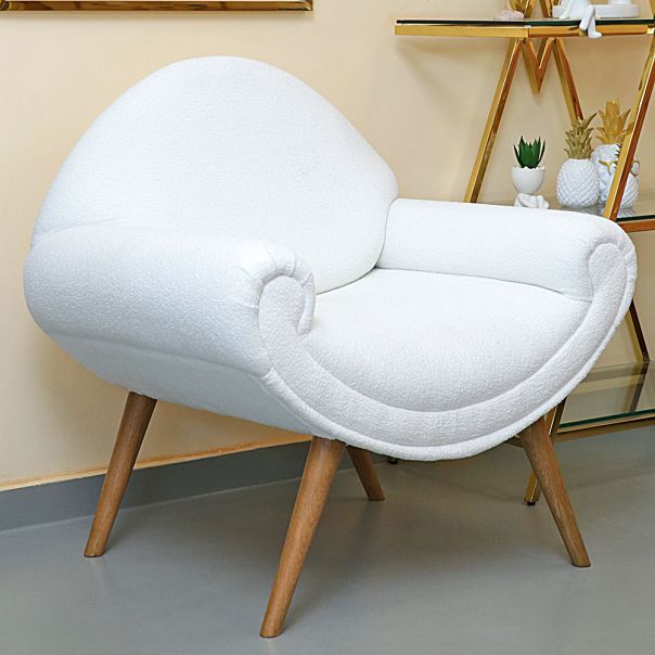 ENA Fotelja bela GONDOLA 83x48x85 - 26178-2