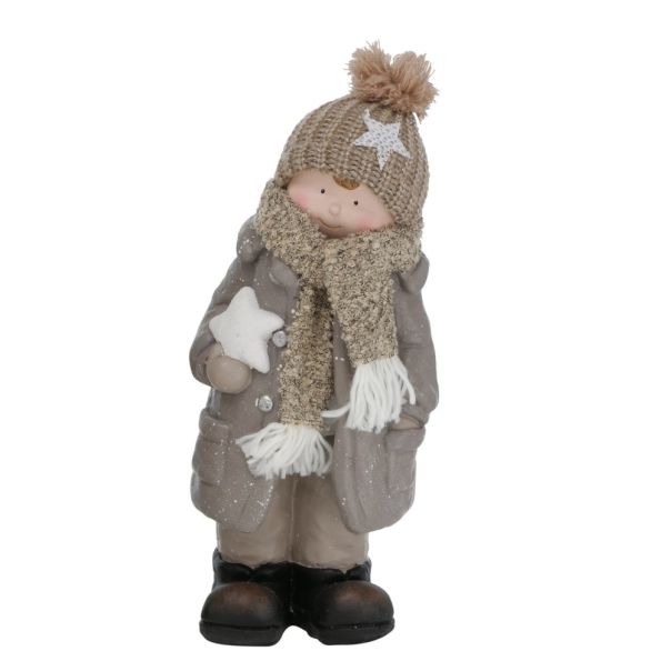 ENA Novogodišnja keramička figura dete 15x13x44cm - 26559-2