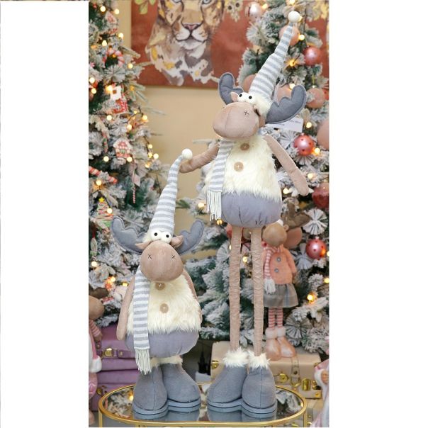 ENA Novogodišnja figura Irvas sa podesivim nogama 100cm - 25115