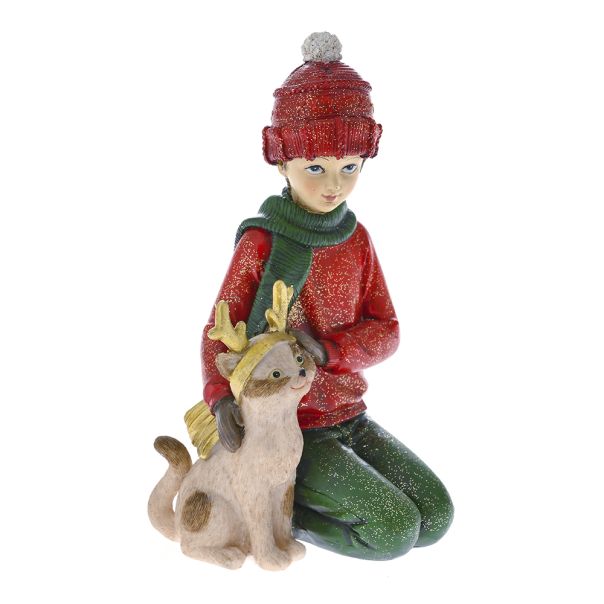 ENA Novogodišnja dekoracija dečak sa macom 10.5x9x17cm - 26891