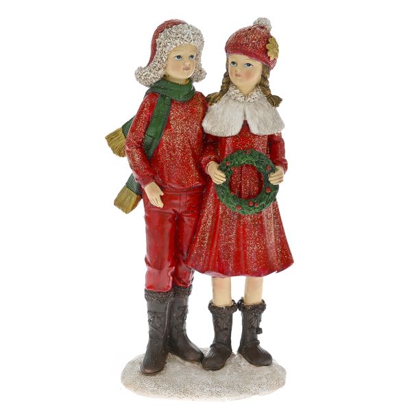 ENA Novogodišnja dekoracija deca 10x7x20cm - 26894