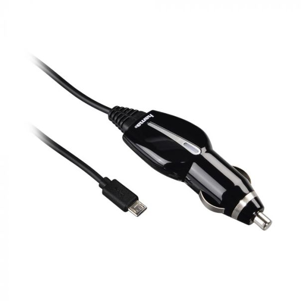 HAMA Auto punjač Micro USB, 1000 mAh - 93584
