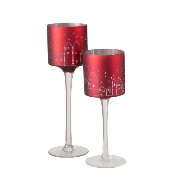 ENA Novogodišnji set svećnjaka Little town 2/1 - 30162