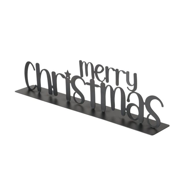 ENA Dekorativni natpis Merry Christmas 38x6x10,5 cm - 30177-1