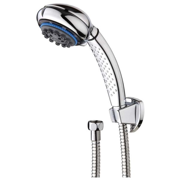 CORNAT Set tuša CARBALLO-ručka 8 mlazova, crevo 150cm, zi - SA330695
